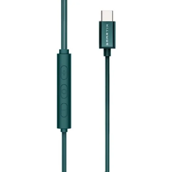 Smartix Immerse Link Designer USB-C Earphone - Green